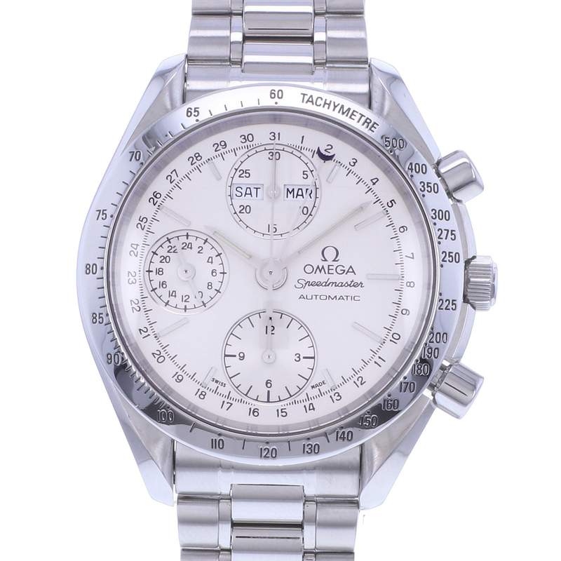 Montre d'occasion OMEGA Speedmaster Day-Date homme automatique bracelet acier - vue D1