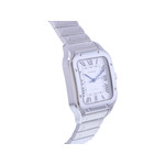 Montre d'occasion CARTIER Santos Grand Modèle homme automatique bracelet acier - vue 2