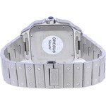 Montre d'occasion CARTIER Santos Grand Modèle homme automatique bracelet acier - vue 3