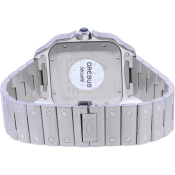 Montre d'occasion CARTIER Santos Grand Modèle homme automatique bracelet acier