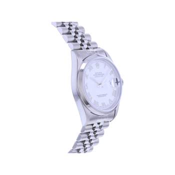 Montre d'occasion ROLEX DateJust 36 homme mouvement automatique certifié (cosc) bracelet acier