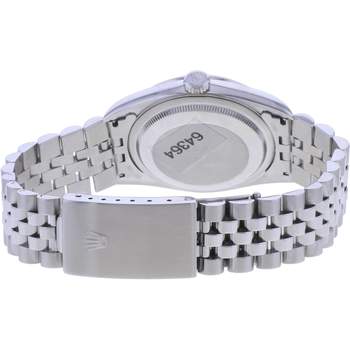 Montre d'occasion ROLEX DateJust 36 homme mouvement automatique certifié (cosc) bracelet acier
