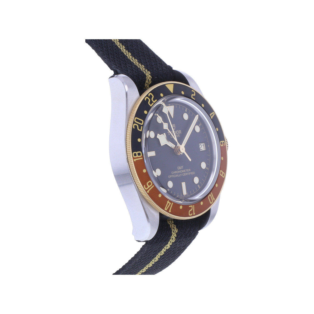Montre d'occasion TUDOR Black Bay S&G homme mouvement automatique certifié (cosc) bracelet nato - vue 2