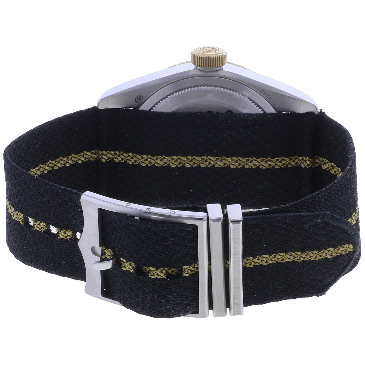 Montre d'occasion TUDOR Black Bay S&G homme mouvement automatique certifié (cosc) bracelet nato - vue 3