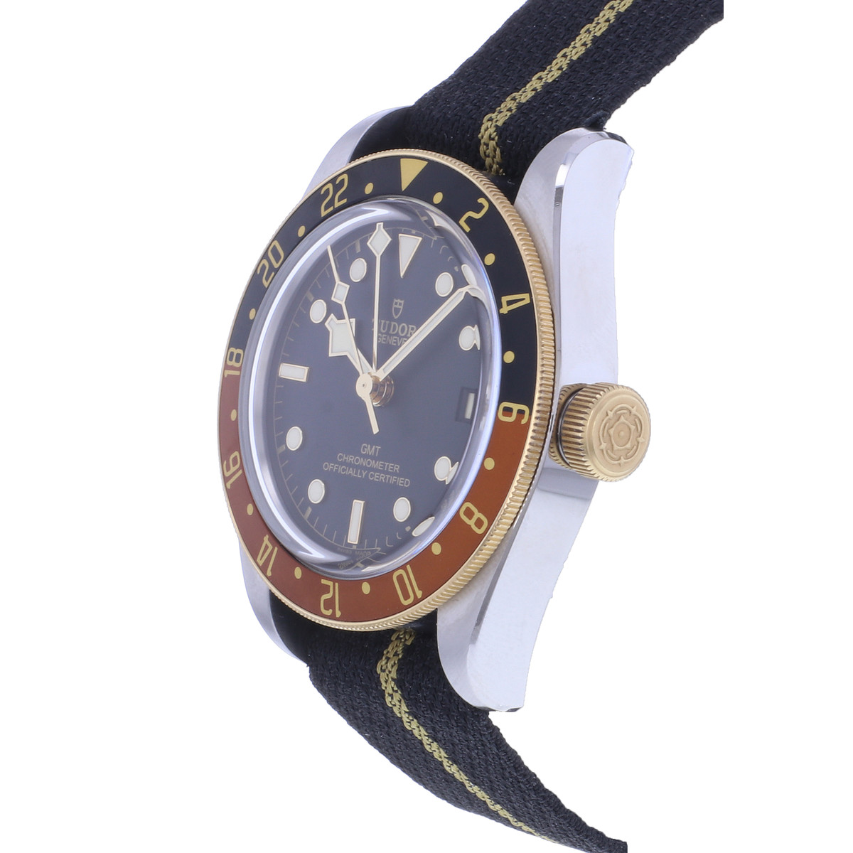 Montre d'occasion TUDOR Black Bay S&G homme mouvement automatique certifié (cosc) bracelet nato - vue D2