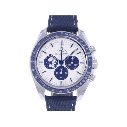 Montre d'occasion OMEGA Speedmaster Apollo 13 Silver Snoopy Award homme mécanique bracelet autres