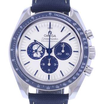 Montre d'occasion OMEGA Speedmaster Apollo 13 Silver Snoopy Award homme mécanique bracelet autres