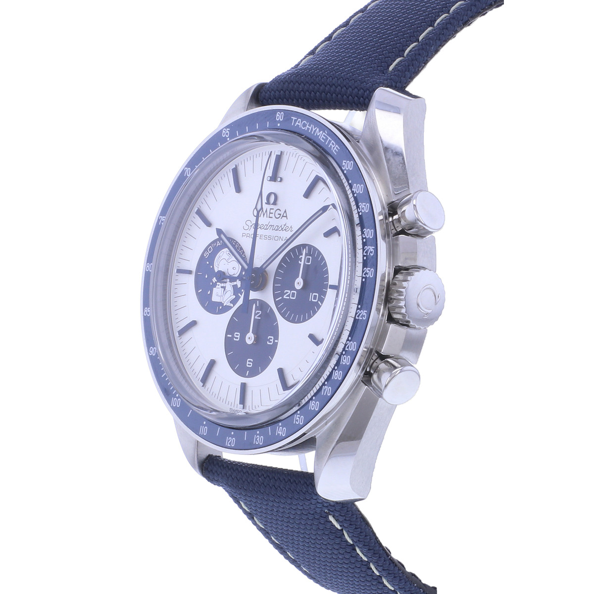 Montre d'occasion OMEGA Speedmaster Apollo 13 Silver Snoopy Award homme mécanique bracelet autres - vue D2