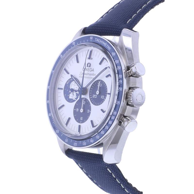 Montre d'occasion OMEGA Speedmaster Apollo 13 Silver Snoopy Award homme mécanique bracelet autres - vue D2