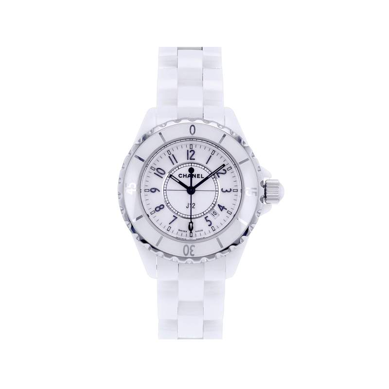 Montre d'occasion CHANEL J12 33 mm femme quartz bracelet céramique - vue 1
