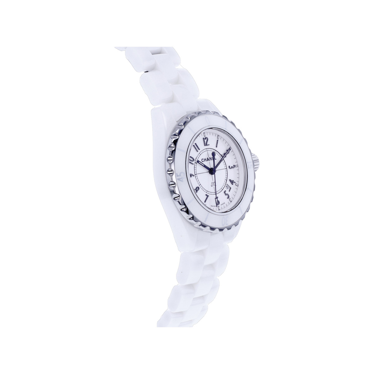 Montre d'occasion CHANEL J12 33 mm femme quartz bracelet céramique - vue 2