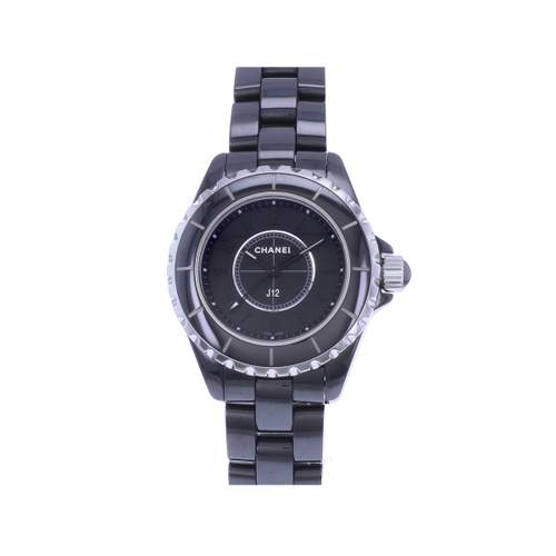 Montre d'occasion CHANEL J12 33 mm Phantom femme quartz bracelet céramique