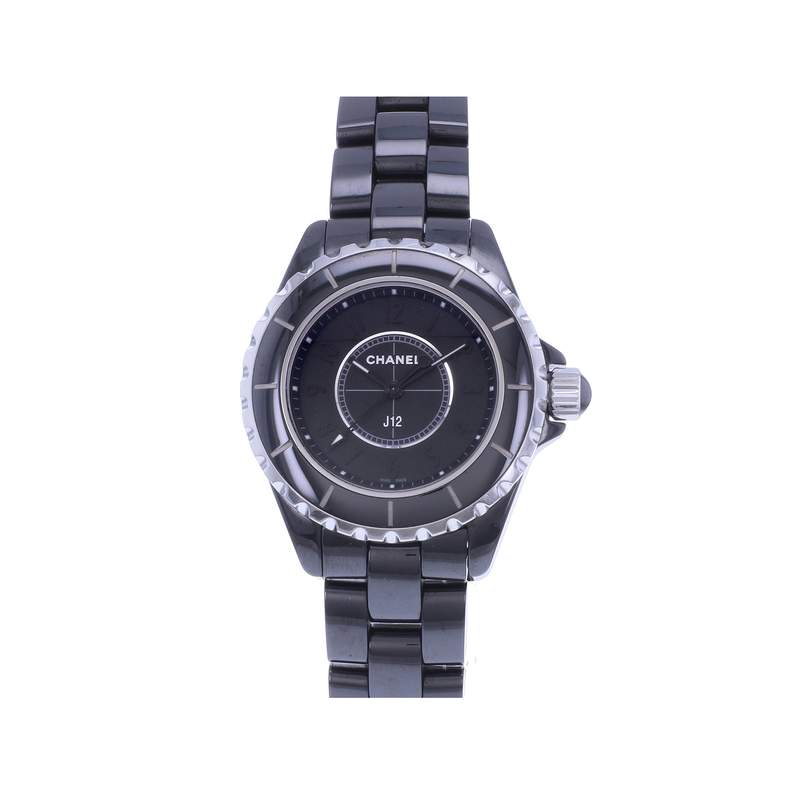 Montre d'occasion CHANEL J12 33 mm Phantom femme quartz bracelet céramique - vue 1