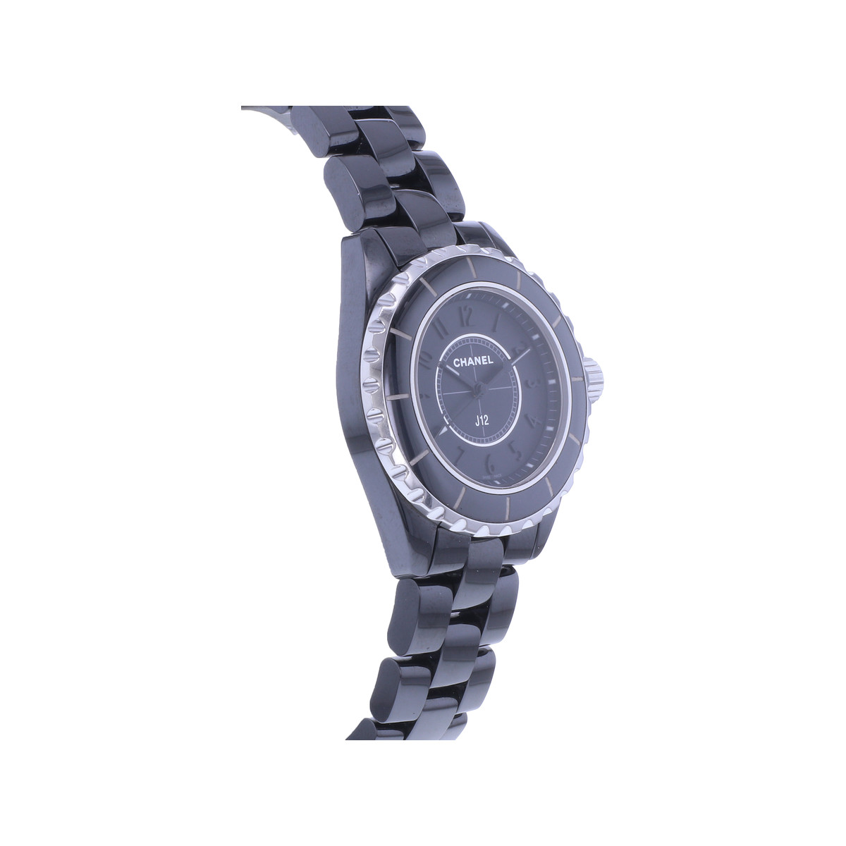 Montre d'occasion CHANEL J12 33 mm Phantom femme quartz bracelet céramique - vue 2