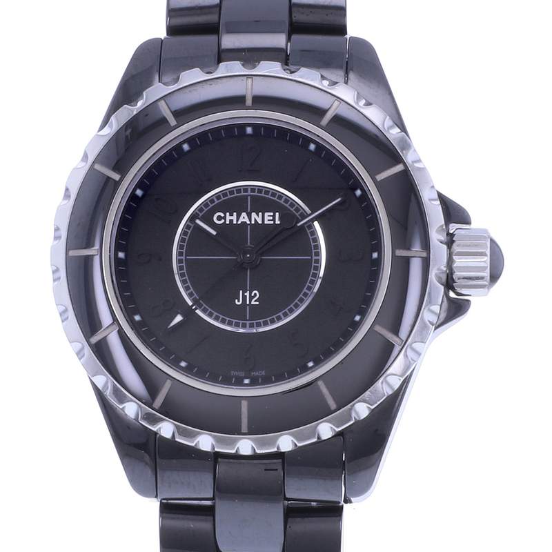 Montre d'occasion CHANEL J12 33 mm Phantom femme quartz bracelet céramique - vue D1