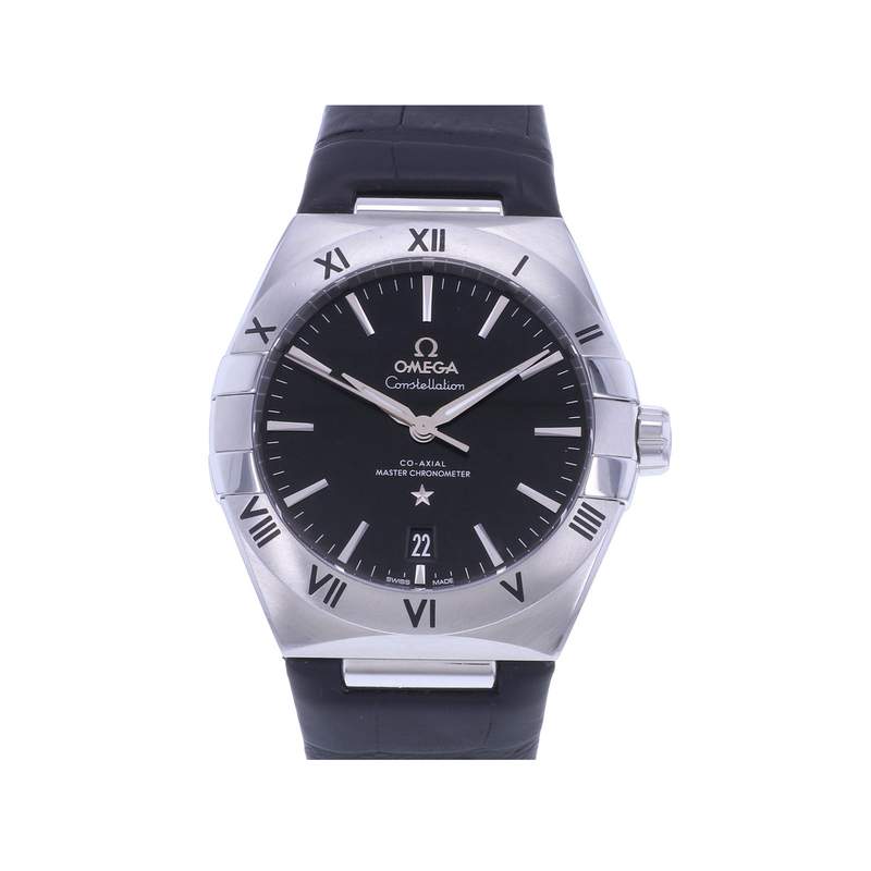 Montre d'occasion OMEGA Constellation homme automatique bracelet cuir d'origine - vue 1