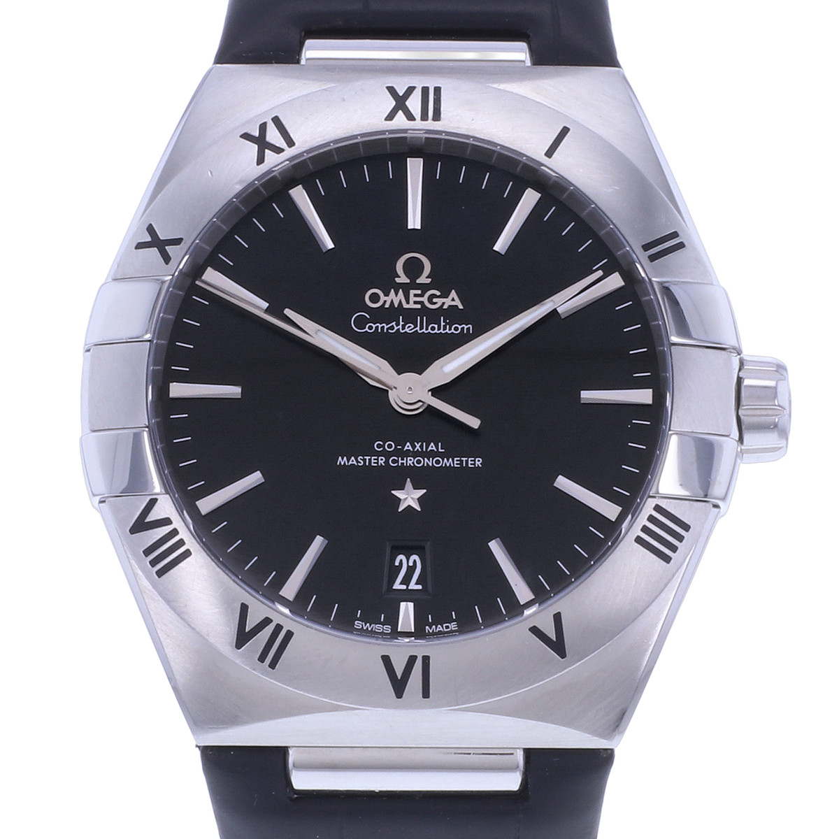 Montre d'occasion OMEGA Constellation homme automatique bracelet cuir d'origine - vue D1