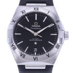 Montre d'occasion OMEGA Constellation homme automatique bracelet cuir d'origine - vue D1