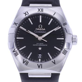 Montre d'occasion OMEGA Constellation homme automatique bracelet cuir d'origine