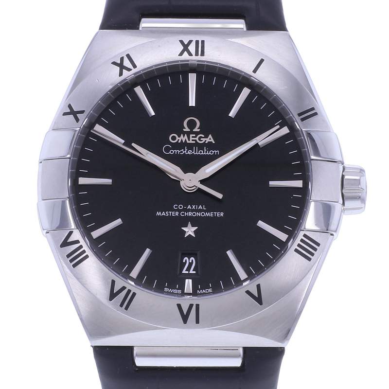 Montre d'occasion OMEGA Constellation homme automatique bracelet cuir d'origine - vue D1
