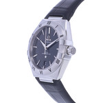 Montre d'occasion OMEGA Constellation homme automatique bracelet cuir d'origine - vue D2