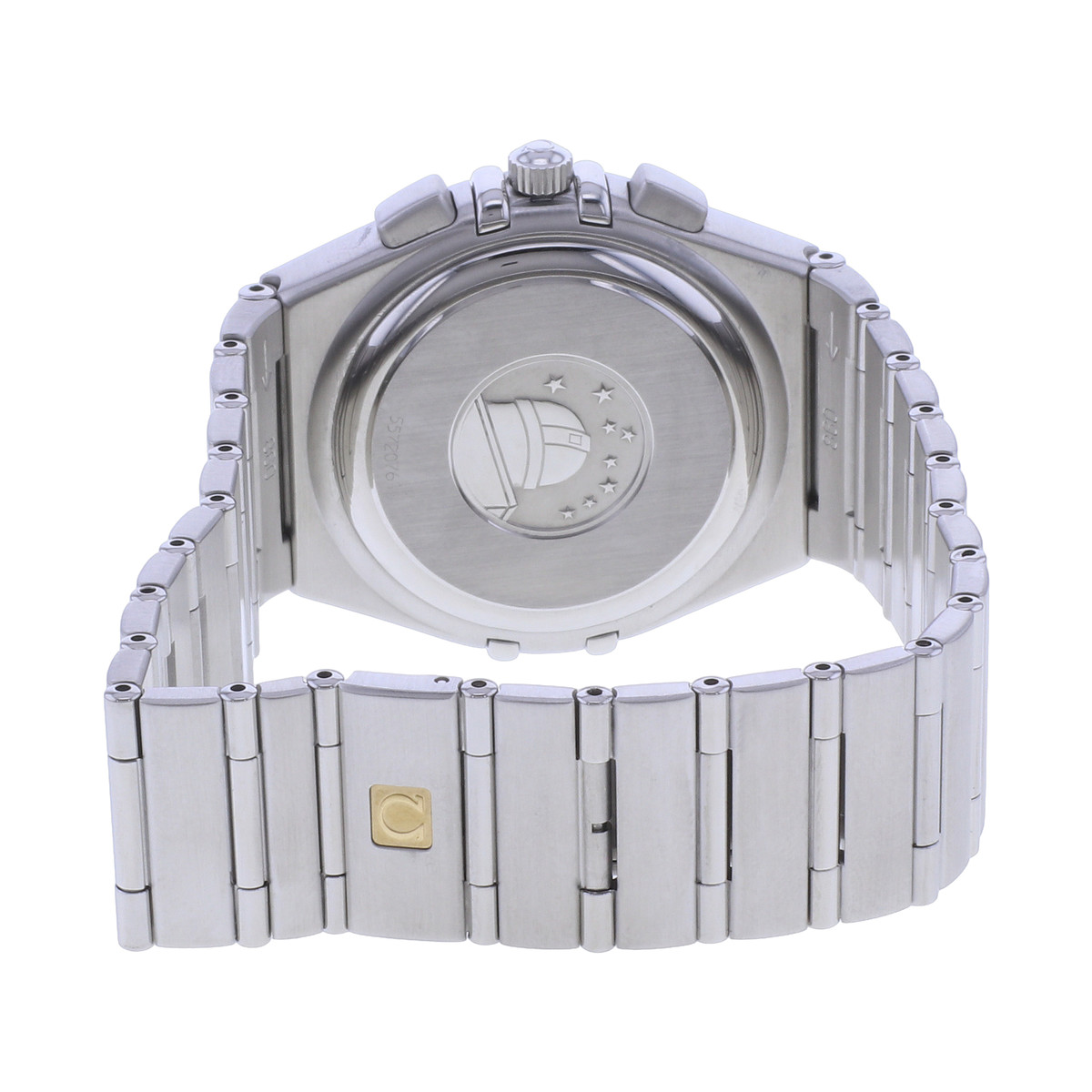Montre d'occasion OMEGA Constellation Double Eagle homme quartz bracelet acier - vue 3