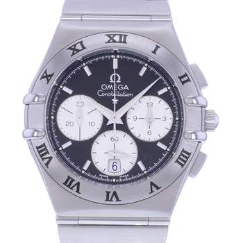 Montre d'occasion OMEGA Constellation Double Eagle homme quartz bracelet acier
