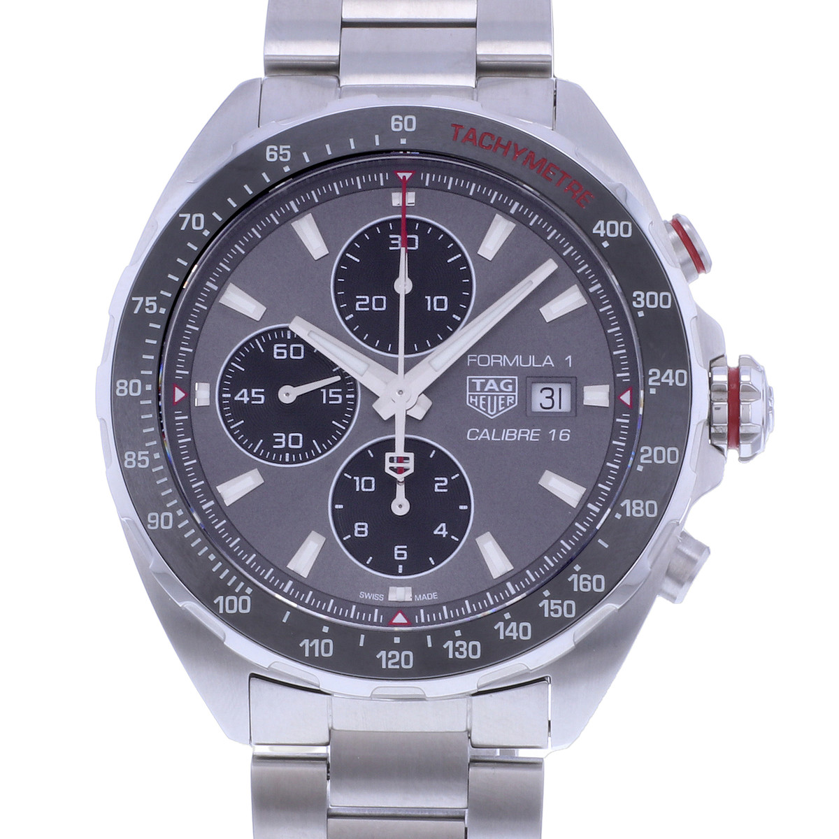 Montre d'occasion TAG HEUER Formula 1 Calibre 16 homme automatique bracelet acier - vue D1