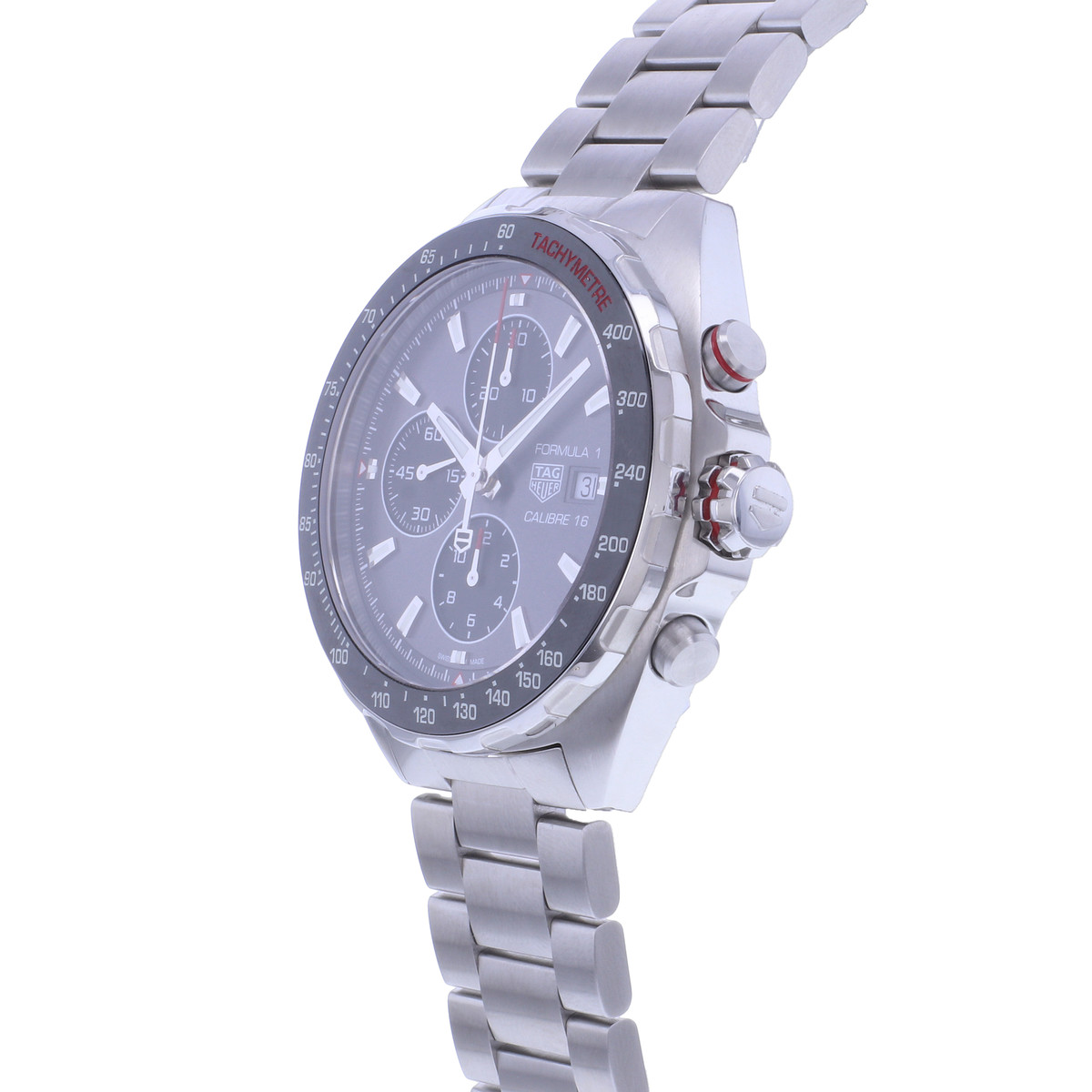 Montre d'occasion TAG HEUER Formula 1 Calibre 16 homme automatique bracelet acier - vue D2