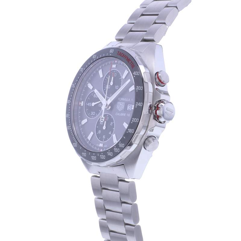 Montre d'occasion TAG HEUER Formula 1 Calibre 16 homme automatique bracelet acier - vue D2