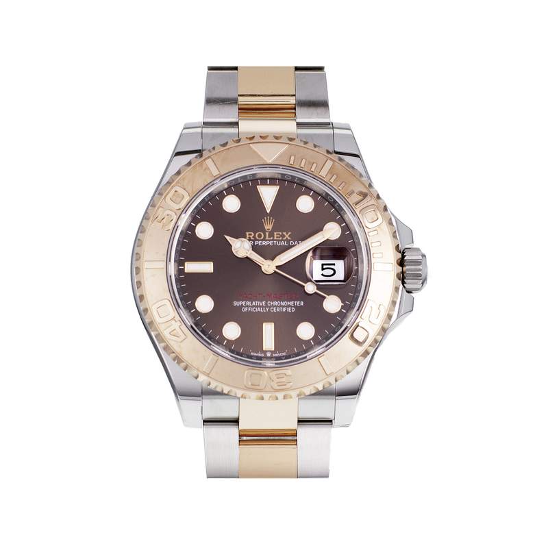 Montre d'occasion ROLEX Yacht-Master 40 homme mouvement automatique certifié (cosc) bracelet or rose 750/000 et acier - vue 1