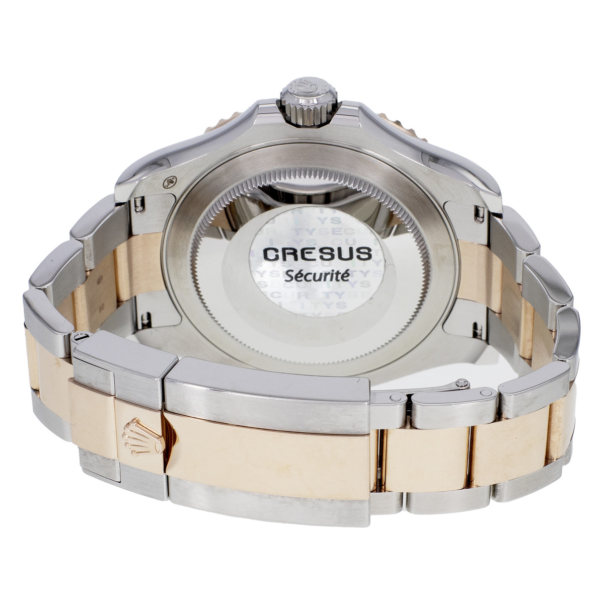 Montre d'occasion ROLEX Yacht-Master 40 homme mouvement automatique certifié (cosc) bracelet or rose 750/000 et acier - vue 3