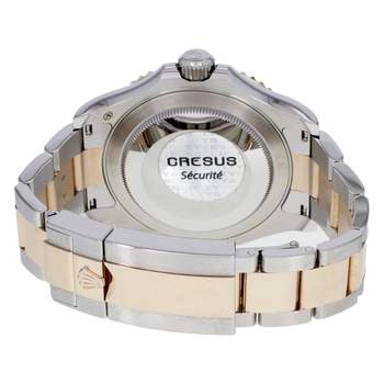 Montre d'occasion ROLEX Yacht-Master 40 homme mouvement automatique certifié (cosc) bracelet or rose 750/000 et acier
