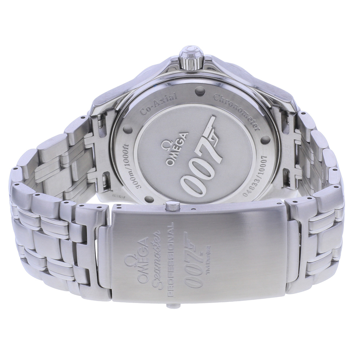 Montre d'occasion OMEGA Seamaster Diver 300 m 007 homme mouvement automatique certifié (cosc) bracelet acier - vue 3