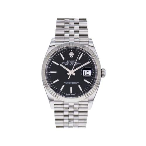 Montre d'occasion ROLEX DateJust 36 homme mouvement automatique certifié (cosc) bracelet acier