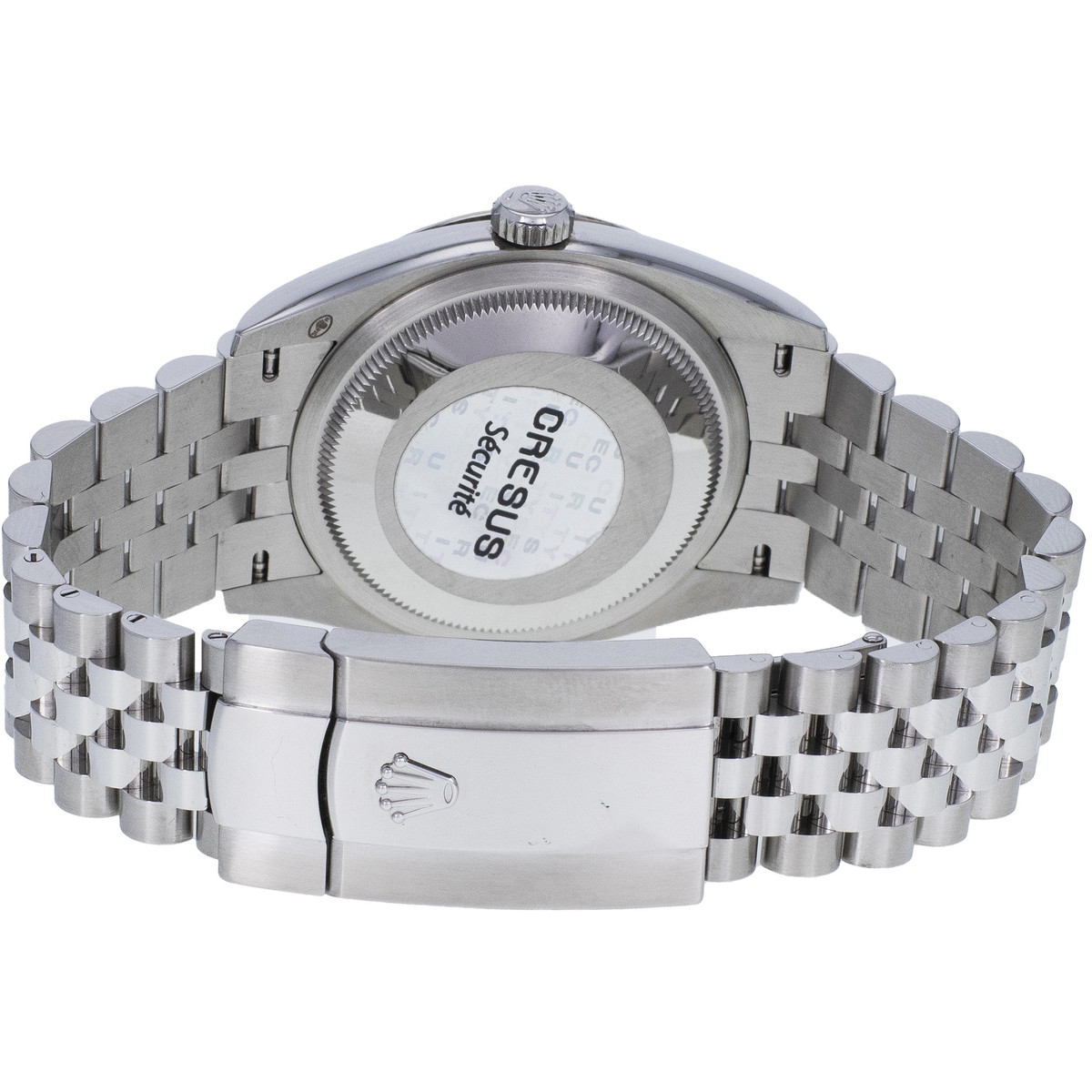 Montre d'occasion ROLEX DateJust 36 homme mouvement automatique certifié (cosc) bracelet acier - vue 3