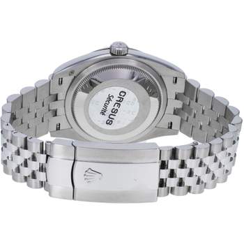 Montre d'occasion ROLEX DateJust 36 homme mouvement automatique certifié (cosc) bracelet acier