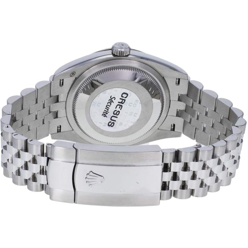 Montre d'occasion ROLEX DateJust 36 homme mouvement automatique certifié (cosc) bracelet acier - vue 3
