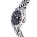 Montre d'occasion ROLEX DateJust 36 homme mouvement automatique certifié (cosc) bracelet acier - vue D2