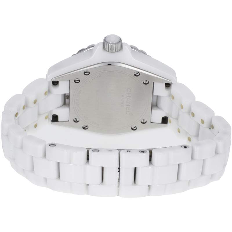 Montre d'occasion CHANEL J12 33 mm femme quartz bracelet céramique - vue 3