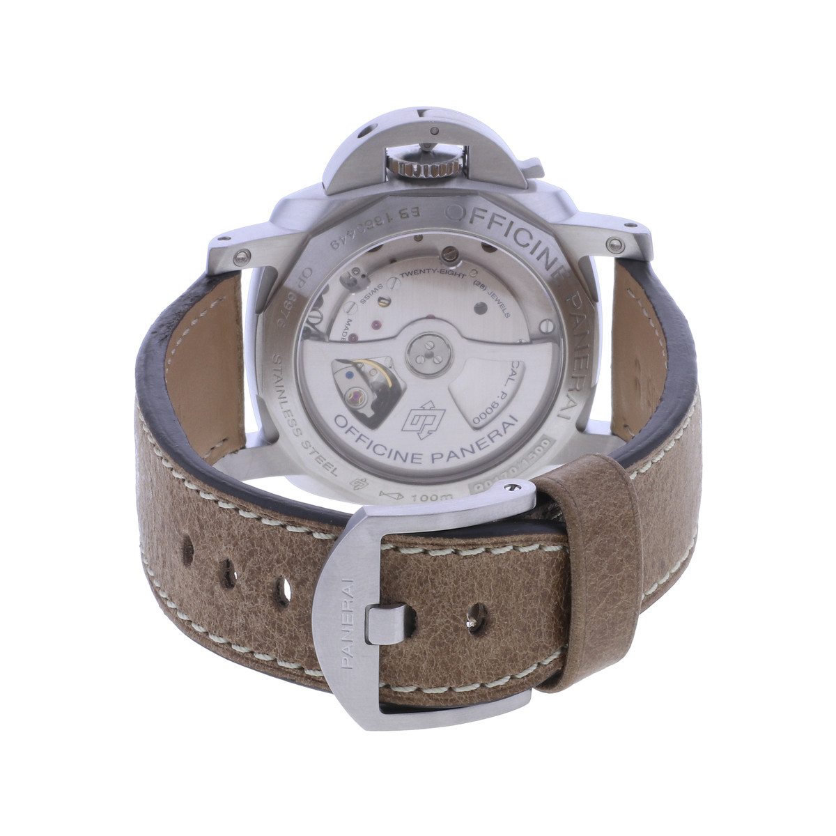 Montre d'occasion PANERAI Luminor Marina 1950 3 Days homme automatique bracelet cuir cresus - vue 3