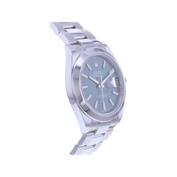 Montre d'occasion ROLEX DateJust 41 Mint homme mouvement automatique certifié (cosc) bracelet acier