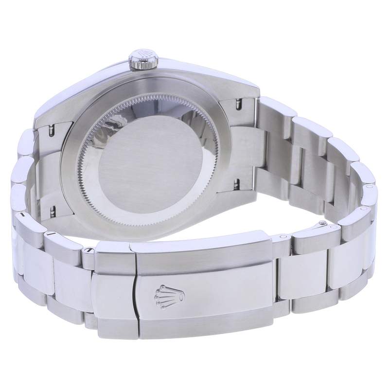 Montre d'occasion ROLEX DateJust 41 Mint homme mouvement automatique certifié (cosc) bracelet acier - vue 3