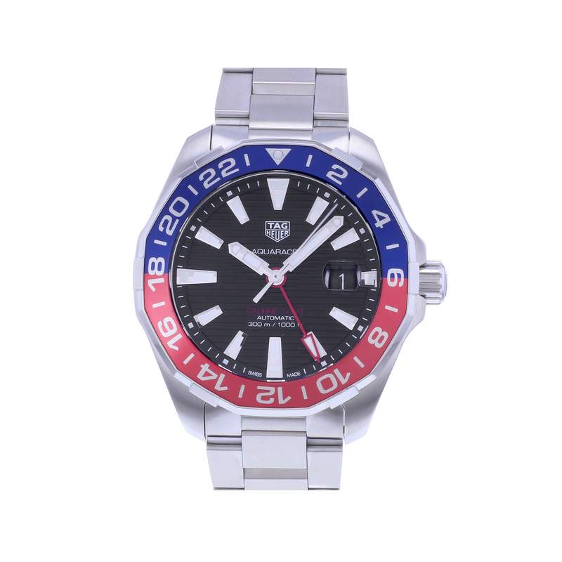 Montre d'occasion TAG HEUER Aquaracer GMT homme automatique bracelet acier - vue 1
