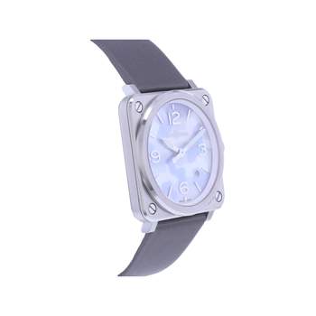 Montre d'occasion BELL & ROSS BRS Camouflage homme quartz bracelet cuir d'origine