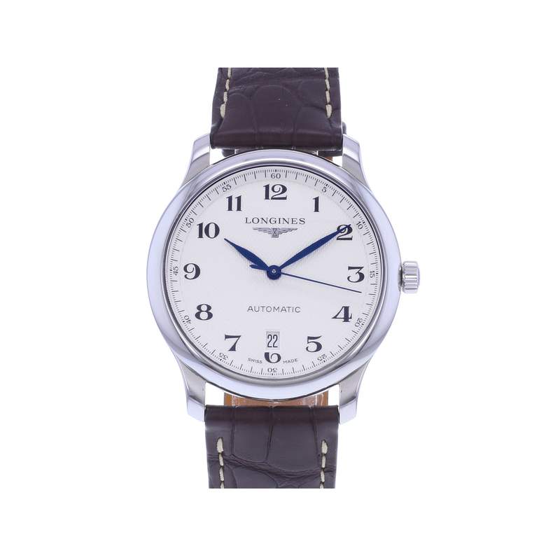 Montre d'occasion LONGINES Master Collection homme automatique bracelet cuir d'origine - vue 1