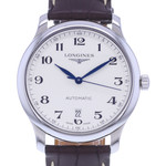 Montre d'occasion LONGINES Master Collection homme automatique bracelet cuir d'origine - vue D1