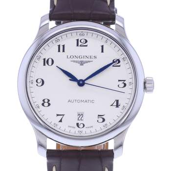 Montre d'occasion LONGINES Master Collection homme automatique bracelet cuir d'origine