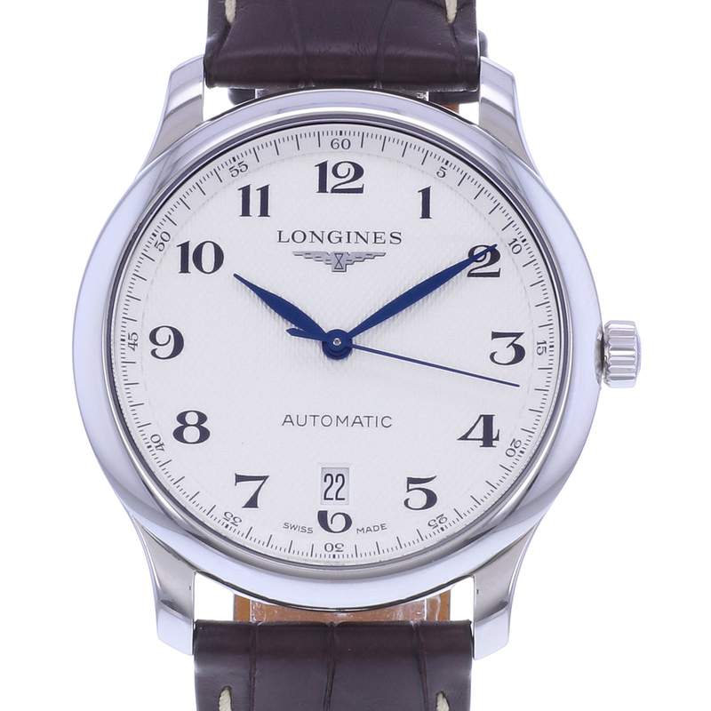 Montre d'occasion LONGINES Master Collection homme automatique bracelet cuir d'origine - vue D1