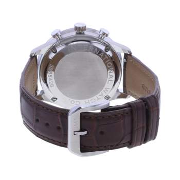 Montre d'occasion IWC Portugaise Chronographe homme automatique bracelet cuir cresus